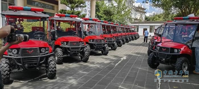 五菱批量全地形越野消防車(chē)入滇，共筑安全防火墻