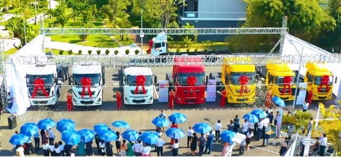 海外市場實現(xiàn)新突破  東風商用車新產(chǎn)品登陸越南