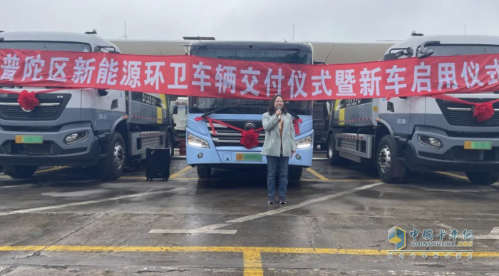 亮相申城！宇通新能源環(huán)衛(wèi)車批量交付上海