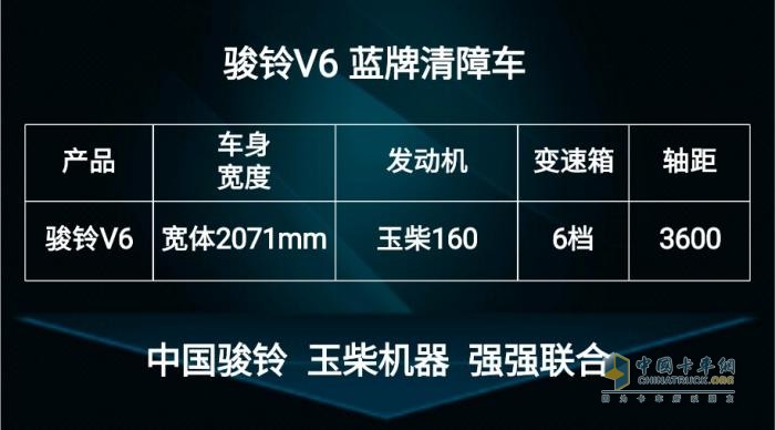 駿鈴V6藍牌清障車：江淮配玉柴，財源滾滾來