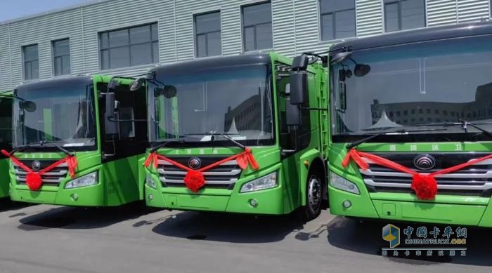 批量交付！宇通新能源環(huán)衛(wèi)車走進(jìn)長(zhǎng)治，以安睿通智賦“山水名城”！