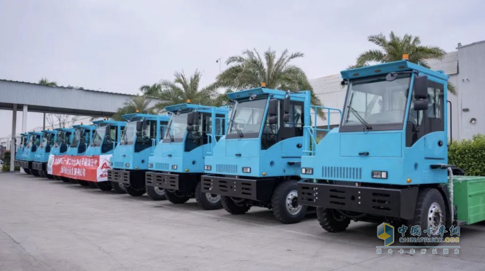 市場保有量遙遙領先 三一電動集卡再度批量交付