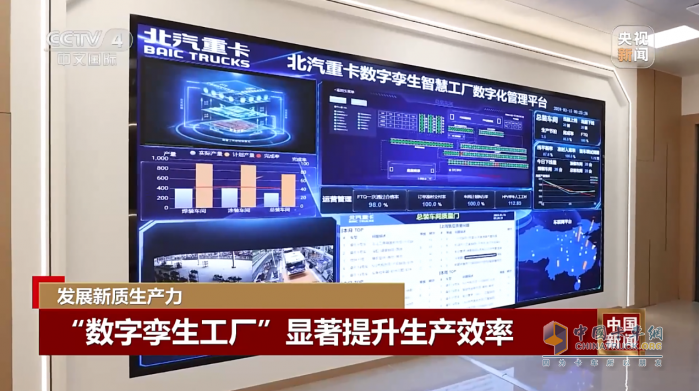 央視新聞深度報道:北汽重卡數(shù)字技術(shù)新質(zhì)生產(chǎn)力