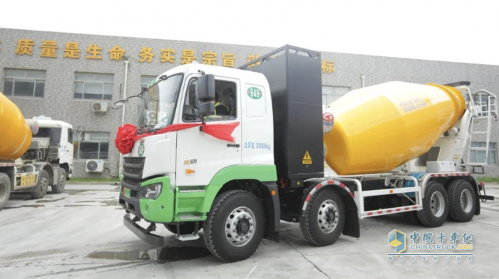 零碳高效漢馬科技M7E純電動攪拌車，綠色創(chuàng)富遙遙領(lǐng)先