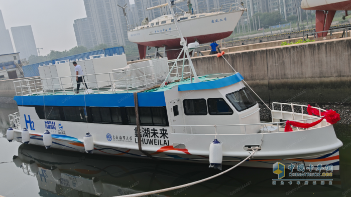 配套未勢(shì)能源氫動(dòng)力系統(tǒng)！我國首艘氫燃料電池海上交通船成功下水