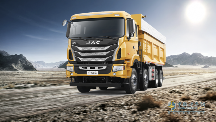 江淮格爾發(fā)K5W 8×4自卸車，2023助你高效高收益！