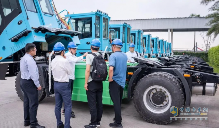 市場保有量遙遙領先 三一電動集卡再度批量交付