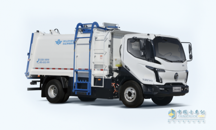 五征8方純電餐廚垃圾車(chē)