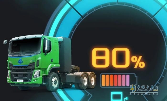 電耗低至1.1度電/km，乘龍H5新能源牽引車不簡單