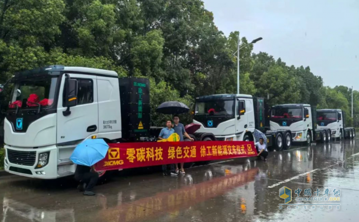 全國熱銷！徐工新能源重卡穿越熱浪、交付客戶