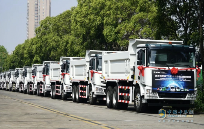 百輛齊發(fā)！中集車輛助力西亞北非基礎設施建設！