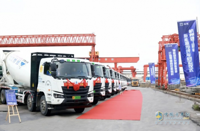 零碳高效漢馬科技M7E純電動攪拌車，綠色創(chuàng)富遙遙領(lǐng)先