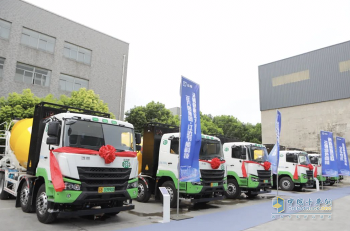 零碳高效漢馬科技M7E純電動攪拌車，綠色創(chuàng)富遙遙領(lǐng)先