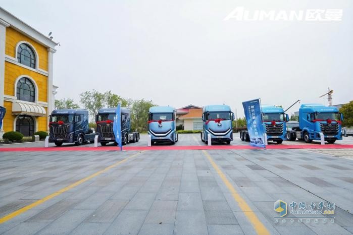 訂車203臺！歐曼銀河重卡山東區(qū)域上市 開啟高效物流運輸新時代