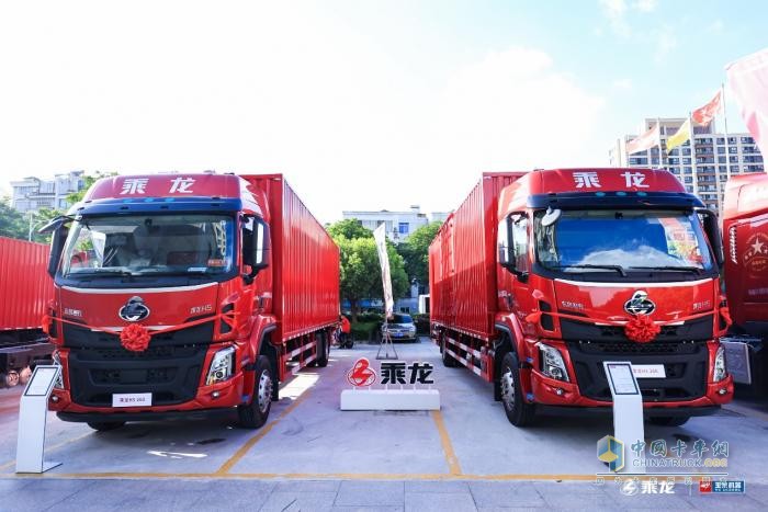 助力快遞物流降本增效，乘龍新品耀目登陸華東