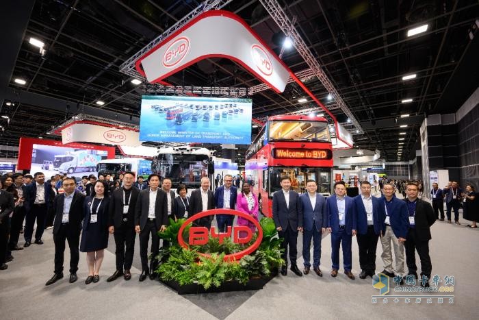 比亞迪攜T9R 電動(dòng)重卡亮相SITCE，深度開拓亞太市場新征程