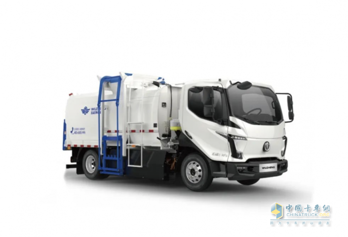 五征8方純電餐廚垃圾車(chē)