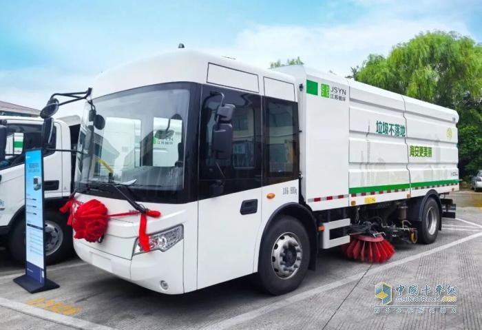 福田普羅科新能源環(huán)衛(wèi)車交付中國天楹 助力海安環(huán)衛(wèi)升級