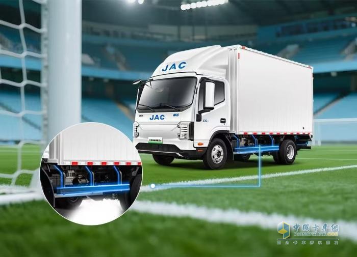 綠茵戰(zhàn)神登場！江淮新能源輕卡ES9四大核心技能，決勝物流賽場！