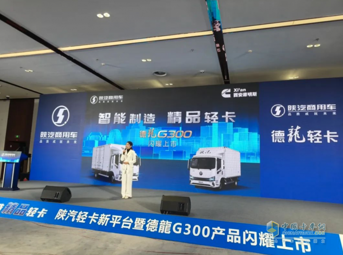 全能“新貴”，力蓋群雄！陜汽商用車德龍G300輕卡矚目登錄河北