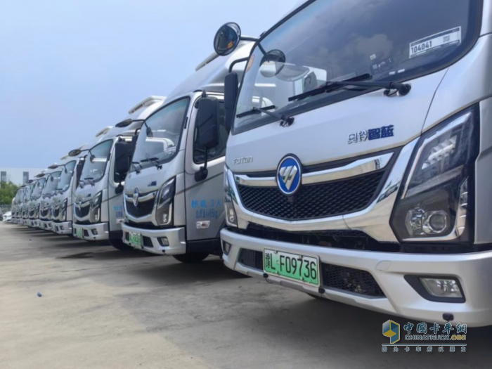 30輛奧鈴智藍(lán)HL超混輕卡交付雙匯，高質(zhì)量守護(hù)學(xué)生盤中餐