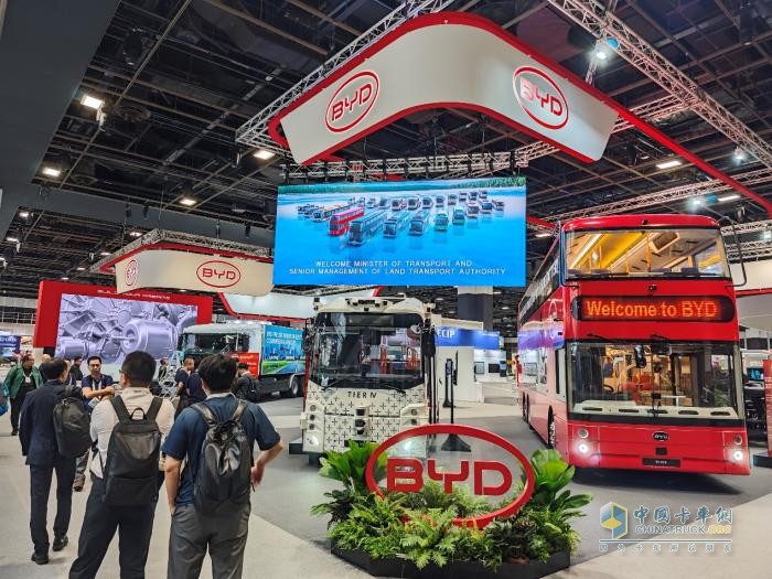 比亞迪攜T9R 電動(dòng)重卡亮相SITCE，深度開拓亞太市場新征程