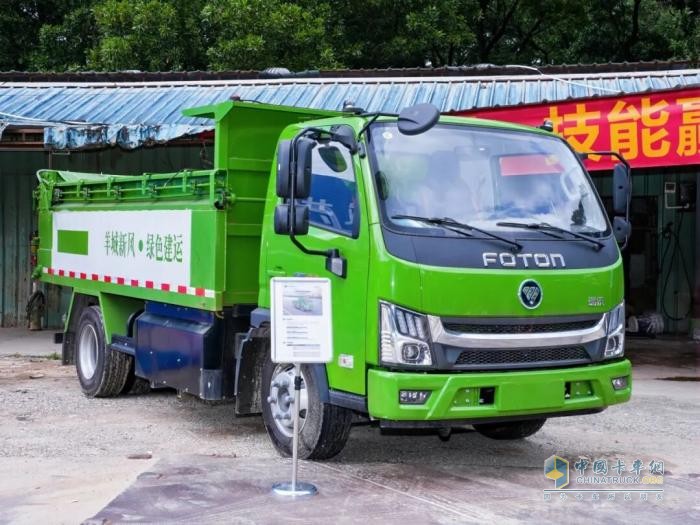 福田普羅科新型建廢垃圾車亮相東莞“繡匠杯”技能競賽 助力建筑垃圾處置行業(yè)高質(zhì)量發(fā)展