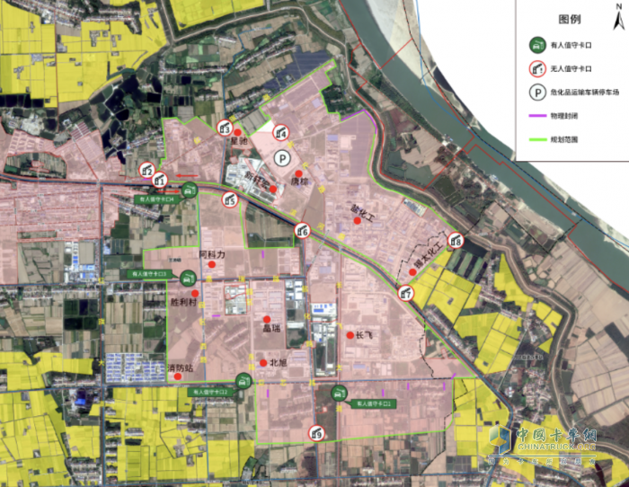 湖北江漢鹽化工業(yè)園封閉管控車輛繞行