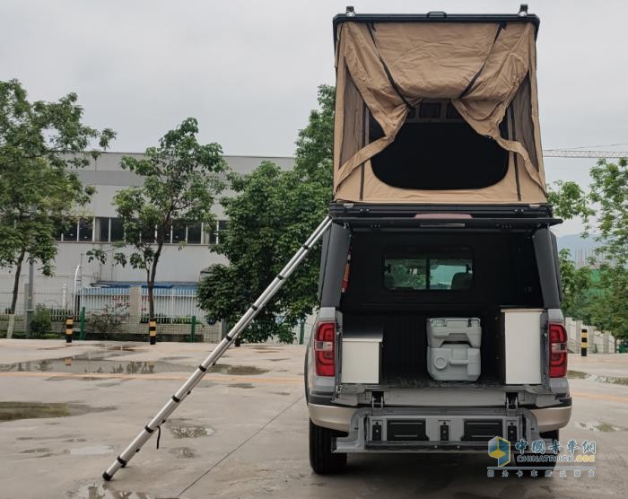 皮卡小專車特權(quán)+戶外宿營無限用電，長安獵手遠行版上市