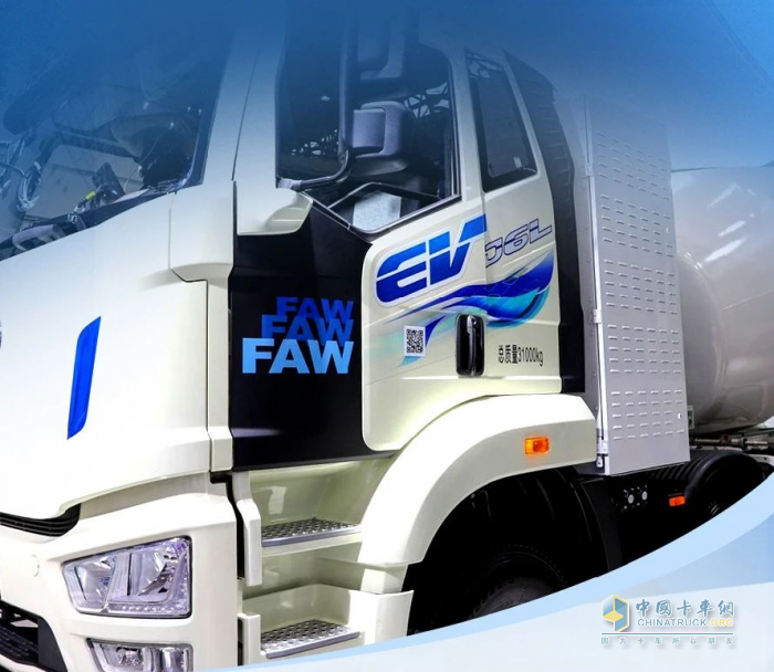 搭載行業(yè)領(lǐng)先三電，解放J6L純電動(dòng)攪拌車亮點(diǎn)多