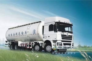 陜汽 德龍重卡 336馬力 8×4 粉粒物料車 SX5315GFLNR456 陜汽 德龍重卡 336馬力 8×4 粉粒物料車 SX5315GFLNR456