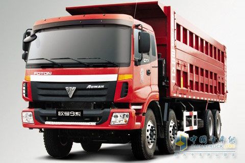 福田歐曼 TX重卡 380馬力 8×4 9系自卸車(chē)