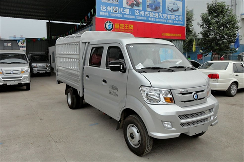 重汽王牌 W1系 2.5L 87馬力 柴油 2.5米 國四雙排倉柵式微卡(CDW5030CCYS4M4)