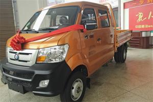 重汽王牌 W1系 61馬力 2.5米 國(guó)四雙排欄板載貨微卡(CDW1030S2M4)