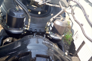 重汽王牌 W5D-M中卡 180馬力 4X2 4.5米 國(guó)四自卸車(10檔)(457后橋)(CDW3161A1N4)