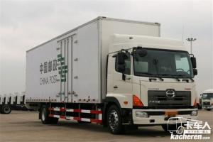 廣汽日野 700系列重卡 300馬力 4X2 國五9.72米廂式載貨車(YC5180XXYFH8JW5)