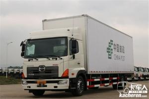 廣汽日野 700系列重卡 300馬力 4X2 國五9.72米廂式載貨車(YC5180XXYFH8JW5)