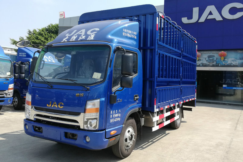 江淮 帥鈴Q6 152馬力 4.18米 國(guó)五單排倉(cāng)柵式輕卡載貨車(HFC5043CCYP91K2C2V)