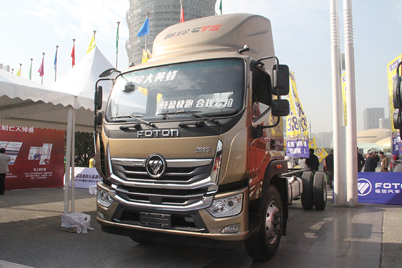 福田奧鈴 大黃蜂 4×2 220馬力 國(guó)五 倉(cāng)柵載貨車