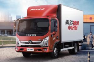 福田奧鈴 新捷運(yùn)小鋼炮 156馬力 4×2 國(guó)五 單排廂式載貨車(chē)