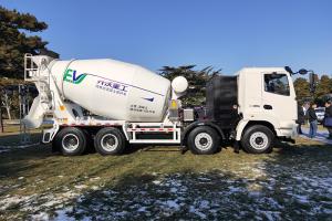 開沃卡車 250kw 8×4 純電動 水泥攪拌車(NJL5320GJBBEV)