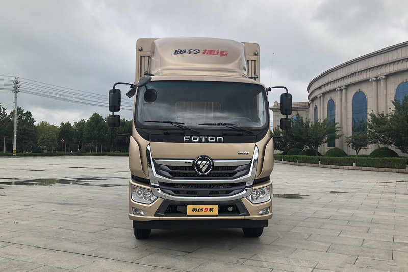 福田 奧鈴大黃蜂 220馬力 6.8米 國(guó)五排半倉(cāng)柵式載貨車(chē)(BJ5186CCY-A1)