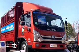 福田 奧鈴新捷運(yùn) 綠通版 170馬力 4.17米 國(guó)五單排倉(cāng)柵式輕卡載貨車(BJ5048CCY-FM)