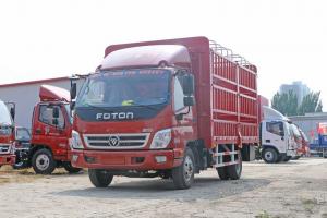 福田 奧鈴CTX 156馬力 4.75米 國(guó)五排半倉(cāng)柵式輕卡載貨車(BJ5099CCY-F2)