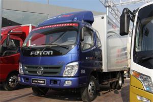 福田 奧鈴CTX 156馬力 5.75米 國(guó)五排半廂式輕卡載貨車(BJ5169XXY-FG)