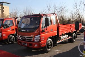 福田 奧鈴CTX中卡 156馬力 4X2 4.75米 國(guó)五排半欄板載貨車(BJ1059VBJEA-F1)