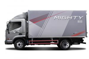 現(xiàn)代商用車 盛圖H5 154馬力 4X2 4.05米 載貨車?yán)洳剀?CHM5040XLCGDC33V)