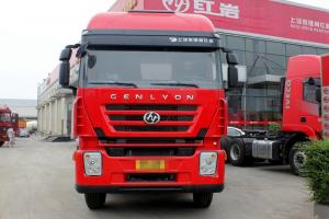上汽紅巖 杰獅重卡 350馬力 8X4 9.55米 國(guó)五 倉(cāng)柵式載貨車(CQ5316CCYHTVG466H)