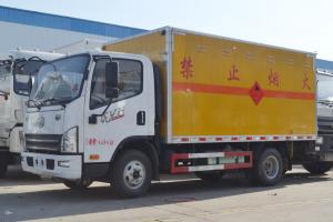 解放 虎VH 120馬力 4X2 國五 單排易燃氣體廂式運輸車(5檔)(CA5045XRQP40K17L1E5A84)