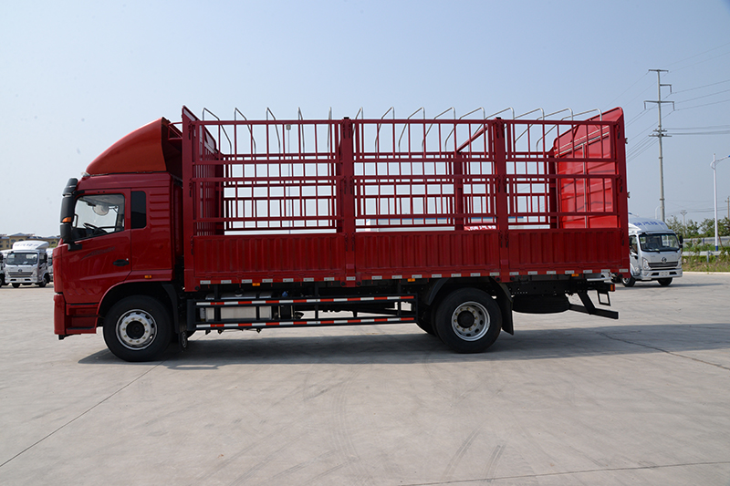 陜汽輕卡 德龍N3000 復(fù)合版 220馬力 4×2 國五 6.75米 排半倉柵式輕卡(YTQ5180CCYFM50A0) 